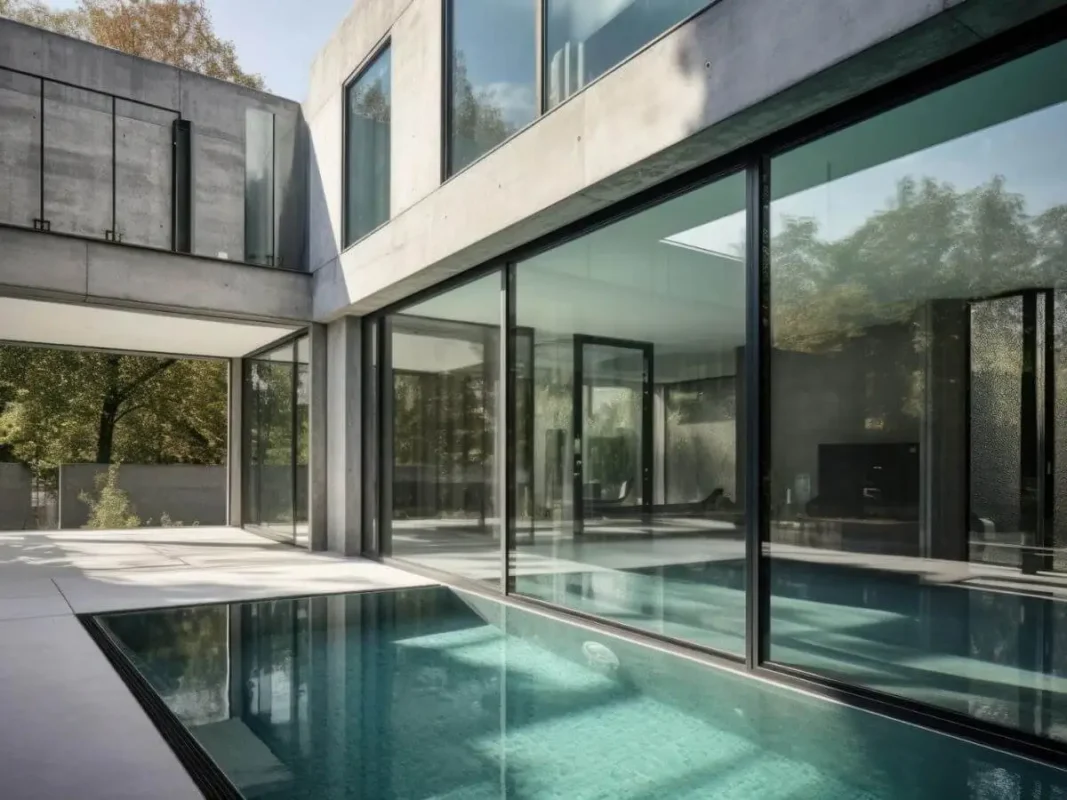 double glazed aluminium crittall doors
