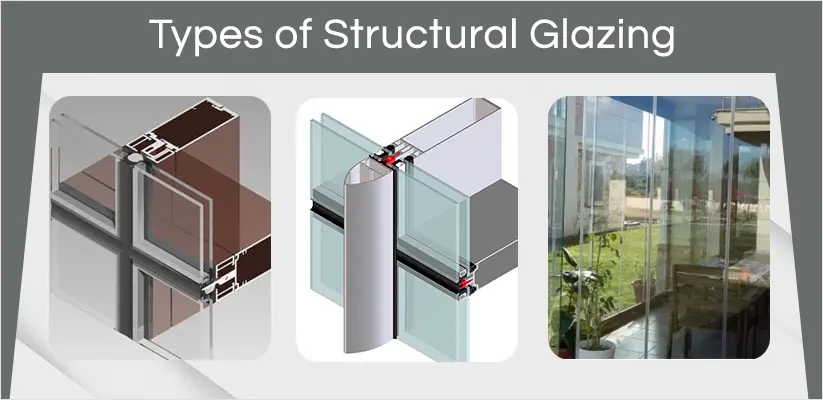 Types of glazing in buildings